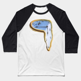 Melted Clock Baseball T-Shirt